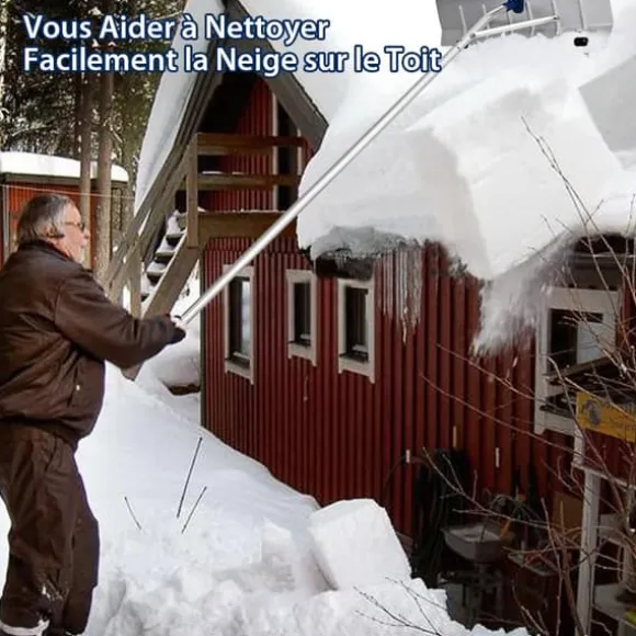 Snöskyffel, 160-610 cm, Silver