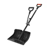 Snöskyffel - Handhållen snöplog - Bladbredd 45,5 cm - D-handtag - Halkfritt grepp - Lätt vikt - Stor kapacitet - För uppfart & utomhus