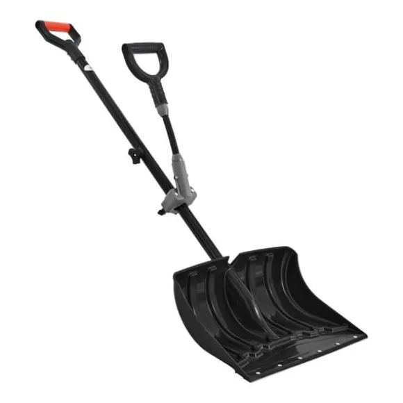 Snöskyffel - Handhållen snöplog - Bladbredd 45,5 cm - D-handtag - Halkfritt grepp - Lätt vikt - Stor kapacitet - För uppfart & utomhus