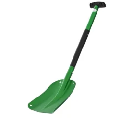 Snöskyffel - Snöplog - Aluminium - 21,5 cm Bredd - T-handtag - Lätt och bärbar - För uppfart, bil, camping - Stor kapacitet