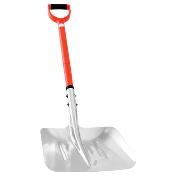 Snöskyffel för uppfart - Snöplogskyffel - 35 cm Bredd - Aluminiumlegering - D-format Handtag - Lättvikt - Stor Kapacitet
