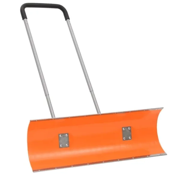 Snöskyffel med utdragbart handtag orange 96 cm stålblad