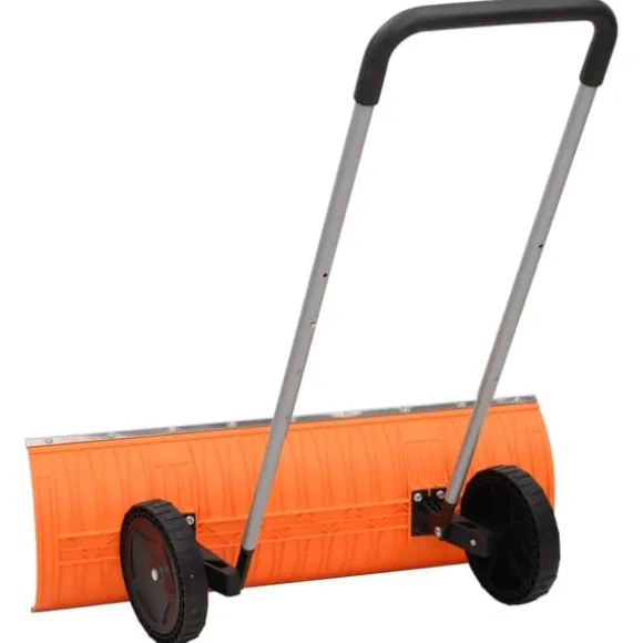 Snöskyffel med utdragbart handtag orange 96 cm stålblad