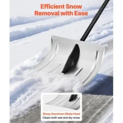 Snöskyffel, 40x43 cm, Silver, Aluminiumlegering