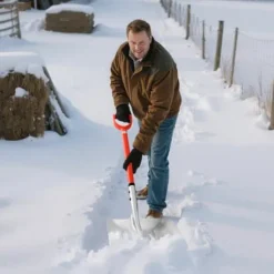 Snöskyffel, 114x35 cm, Silver, Aluminiumlegering
