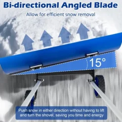 Snöskyffel, 37,5x31,5-15x38,5-47, Blå