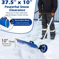 Snöskyffel, 37,5x31,5-15x38,5-47, Blå