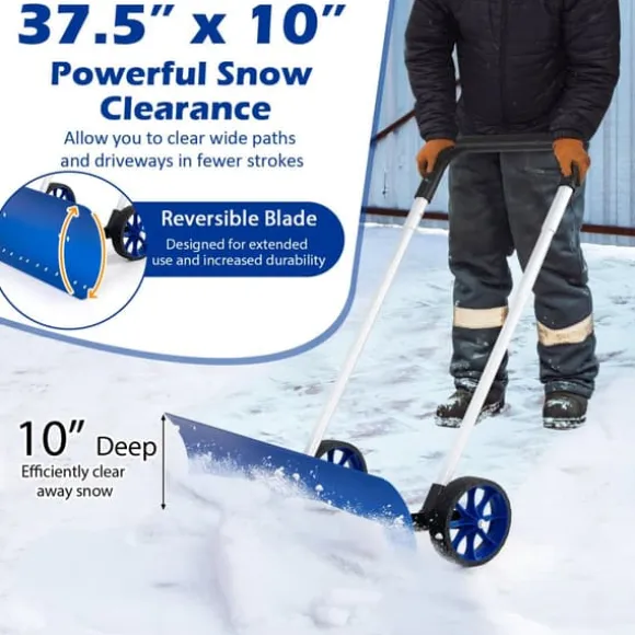 Snöskyffel, 37,5x31,5-15x38,5-47, Blå