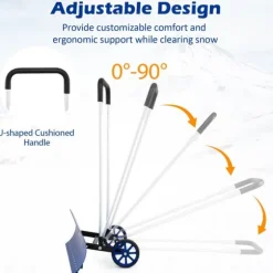 Snöskyffel, 37,5x31,5-15x38,5-47, Blå