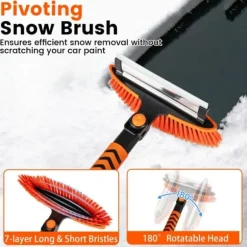 Snöskyffelset, 27x13x87-107 cm, Orange