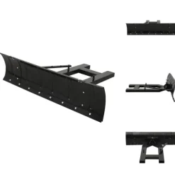 Snöskyfflar - Living Snöplog för gaffeltruck 150x38 cm svart