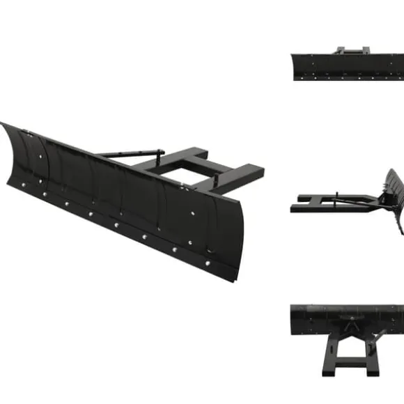 Snöskyfflar - Living Snöplog för gaffeltruck 150x38 cm svart