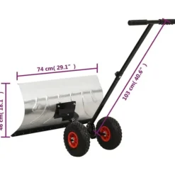 Snöskyfflar - Living Snöskyffel med hjul