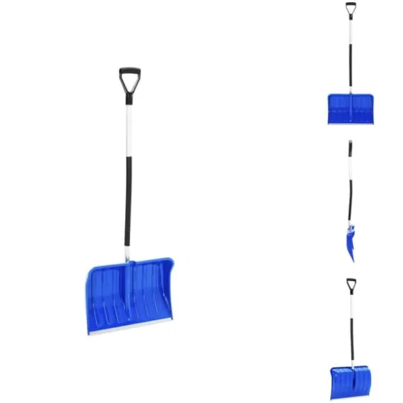 Snöskyfflar - Living Snöspade blå 145 cm aluminium