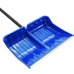 Snöspade med aluminiumkant - Praktisk snöskyffel | Färg: Blå | Storlek: 147 cm
