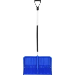 Snöspade med ergonomiskt handtag - Robust aluminium | Färg: Blå | Storlek: 145 cm