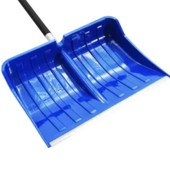Snöspade med ergonomiskt handtag - Robust aluminium | Färg: Blå | Storlek: 145 cm