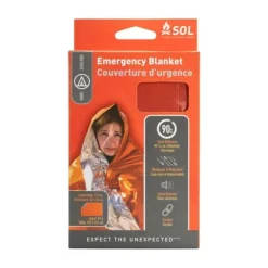 SOL EMERGENCY BLANKET, nödfilt värmereflekterande