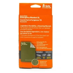 SOL HEAVY DUTY EMERGENCY BLANKET XL, nödfilt kraftig