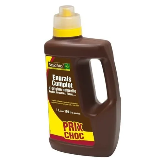SOLABIOL - Komplett flytande gödselmedel - Chockpris - 1 L burk - UAB