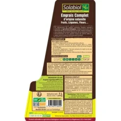 SOLABIOL - Komplett flytande gödselmedel - Chockpris - 1 L burk - UAB