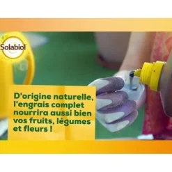 Solabiol SOLICOMP1 komplett flytande gödselmedel 1L - Universalgödsel | Lämplig för ekologiskt jordbruk