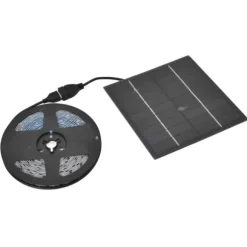 Solar Plant Grow Light Strip Miljövänlig 5W LED Högt ljusflöde Främja tillväxt Solar LED Grow Light Strips 3 Meter / 3,3yd
