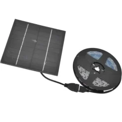 Solar Plant Grow Light Strip Miljövänlig 5W LED Högt ljusflöde Främja tillväxt Solar LED Grow Light Strips 3 Meter / 3,3yd