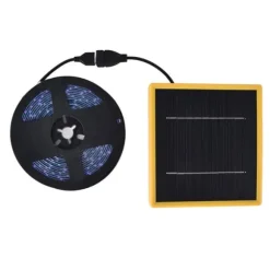 Solar Plant Grow Light Strip Solar Power Full Spectrum 5W LED högt ljusflöde Solar LED Grow Light Strips för anläggning 3 meter / 3,3yd