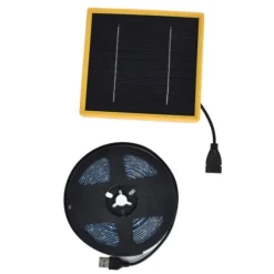 Solar Plant Grow Light Strip Solar Power Full Spectrum 5W LED högt ljusflöde Solar LED Grow Light Strips för anläggning 3 meter / 3,3yd