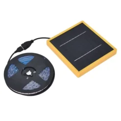 Solar Plant Grow Light Strip Solar Power Full Spectrum 5W LED högt ljusflöde Solar LED Grow Light Strips för anläggning 3 meter / 3,3yd