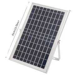 Solbrunnspump, solenergidriven, hög flödeshastighet,svart