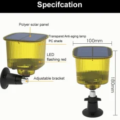 Solcellsdriven djuravskräckare - Effektiv avskräckning mot vilda djur