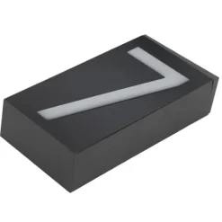 Solcellsdriven LED-adressnummerskyltlampa för utomhushus Hotellbutiksdörr (nummer 7)