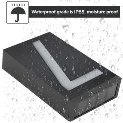 Solcellsdriven LED-adressnummerskyltlampa för utomhushus Hotellbutiksdörr (nummer 7)