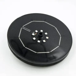 Solcellsfontän Vattenfontän med batteri 16 cm