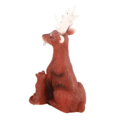 Solcellsplast Ornament Hjort Kanin Igelkott Varg Ornament Dekorationer