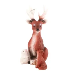 Solcellsplast Ornament Hjort Kanin Igelkott Varg Ornament Dekorationer