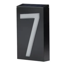 Soldriven husnummerljus 7