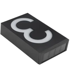 Soldriven LED-nummerskylt för utomhushus, hotell, butik - Lys upp din adress