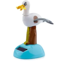 Solfigur - Mås - Dekorativ - Solpanel - 10,5 cm - Modern design