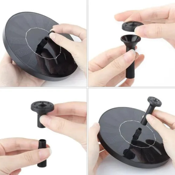 Solfontän Solcellsdriven Fontän vattenfontän / Vattenpump / Pump