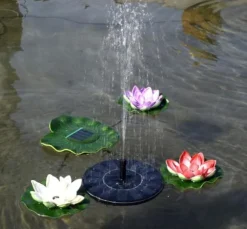 Solfontän Solcellsdriven Fontän vattenfontän / Vattenpump / Pump