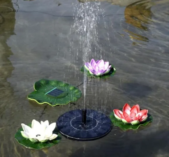 Solfontän Solcellsdriven Fontän vattenfontän / Vattenpump / Pump