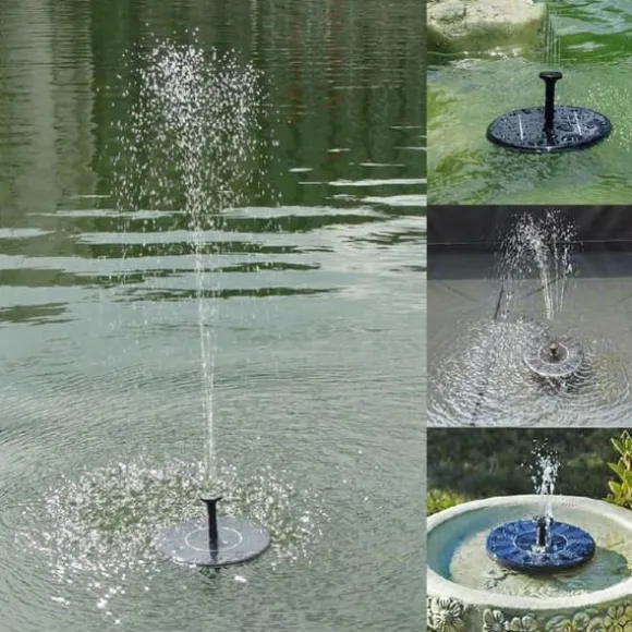 Solfontän Solcellsdriven Fontän vattenfontän / Vattenpump / Pump