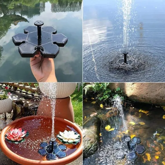 Solfontän Solcellsdriven Fontän vattenfontän / Vattenpump / Pump