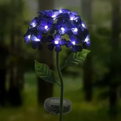 Solsimulerade hortensialampor Uteplats Gräsmatta Dekorativa lampor Trädgårdslampor