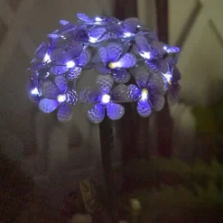 Solsimulerade hortensialampor Uteplats Gräsmatta Dekorativa lampor Trädgårdslampor