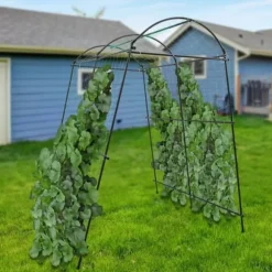 Spaljé, Högstyrkestål, Robust Båge Design,svart