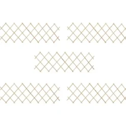 Spaljéstaket 5 st granträ 180x60 cm